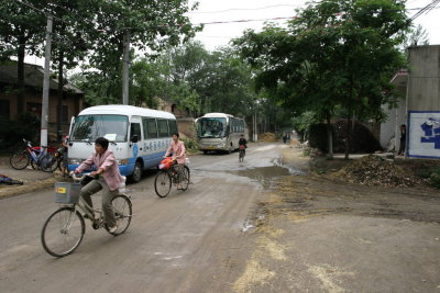 Cycling backroads in Xian
