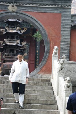 Temple at entrance to Mt. Huashan, Xian