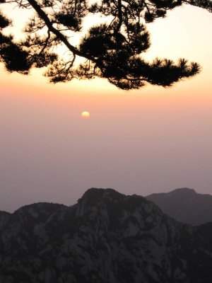 Sunrise on Mt. Huashan