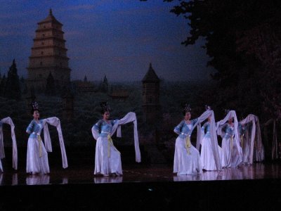 dancing show, Xian