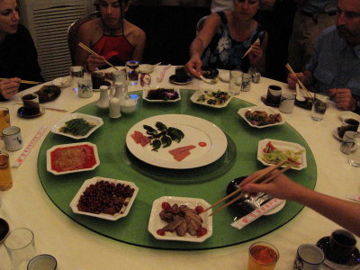 typical dinner, Xian
