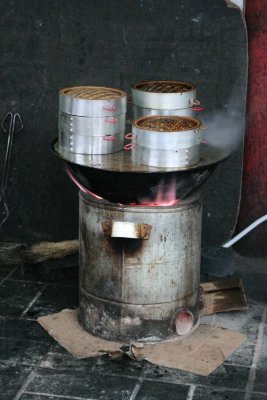 street vendor's stove