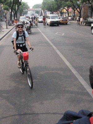 Riding the streets of Beijing