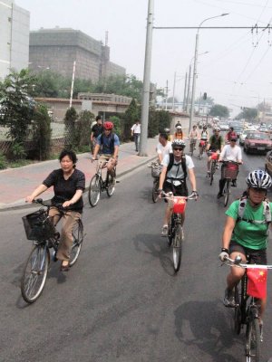 Riding the streets of Beijing