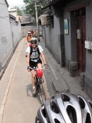 Riding in the Hutong, Beijing