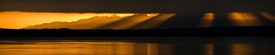 Olympic Mountains Sunbeams