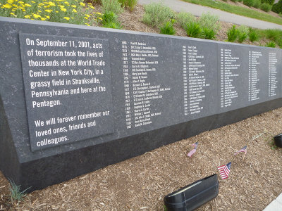Pentagon Memorial to September 11, 2001