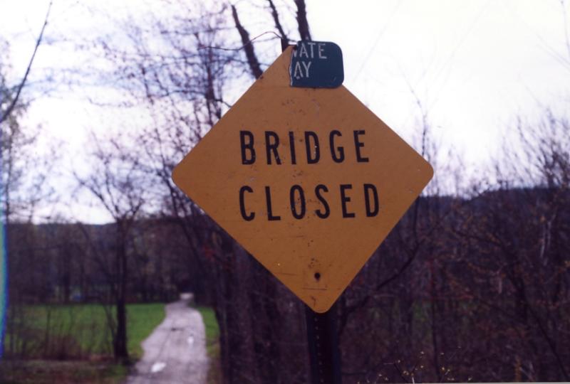 Bridge Closed (Greenfield, MA)