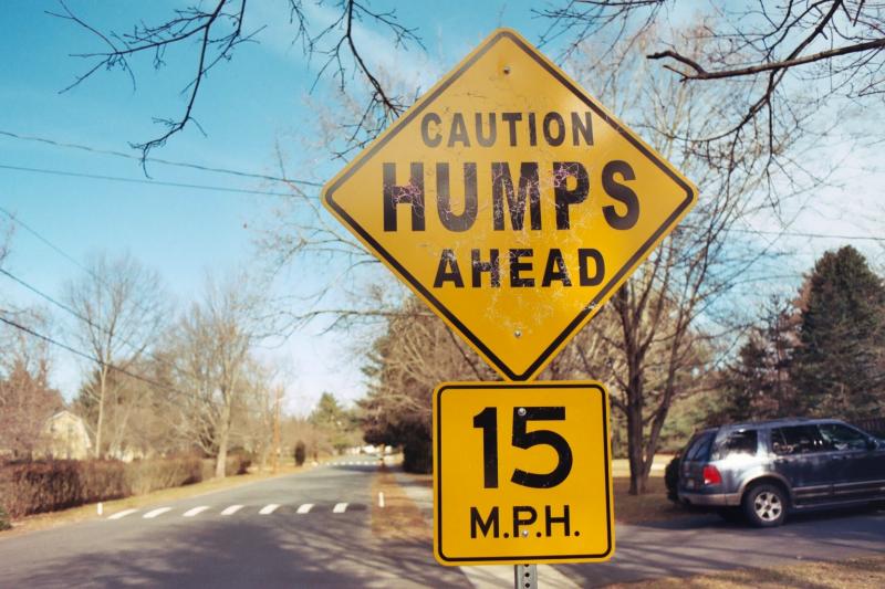 Caution Humps Ahead