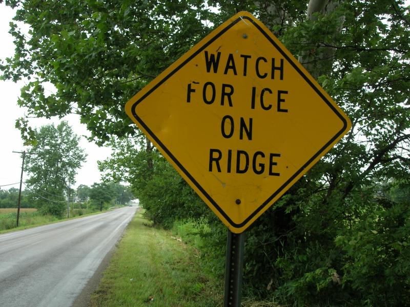 Watch for Ice on Bridge (Shelbyville, IN)
