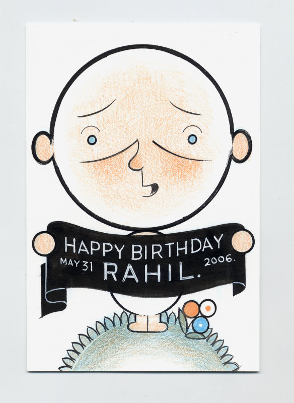 Birthday Card for Rahil
