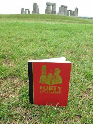 Forty Cartoon Books of Interest at Stonehenge (9 July 2011)