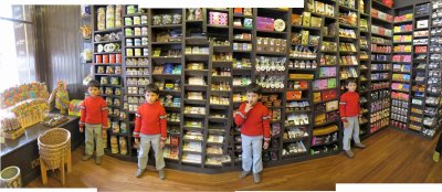 Rahil at Oxford candy store (12 July 2011)