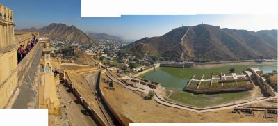 View from Amber Fort, Jaipur (23 Jan 2012)