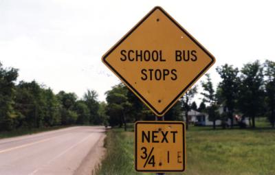 School Bus Stops (Lantz Corners PA)