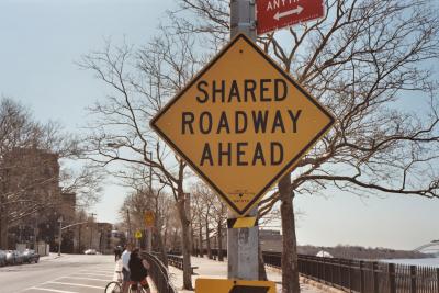 Shared Roadway Ahead