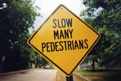 Slow Many Pedestrians (Barnstable MA)
