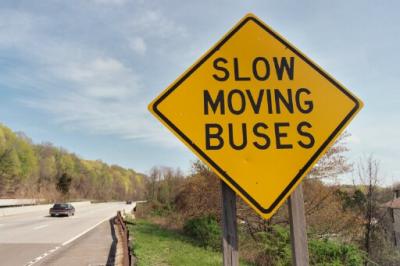 Slow Moving Buses