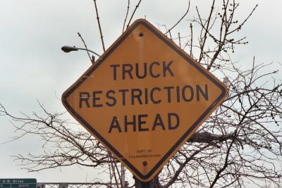 Truck Restriction Ahead