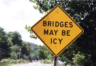 Bridges May Be Icy (Oil City, PA)