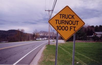 Truck Turnout 1000 Ft (Shelbourne, MA)