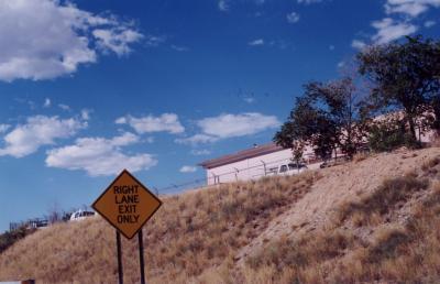 Right Lane Exit Only (Albuquerque, NM)