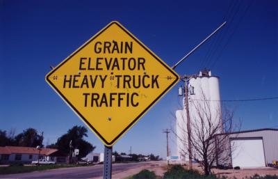 Grain Elevator Heavy Truck Traffic (Keyes, OK)