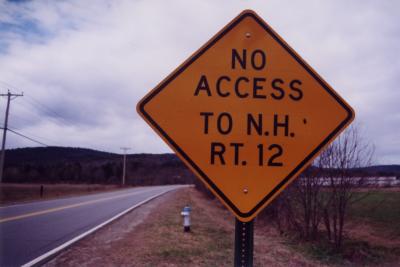 No Access To N.H. Rt. 12 (Keene, NH)