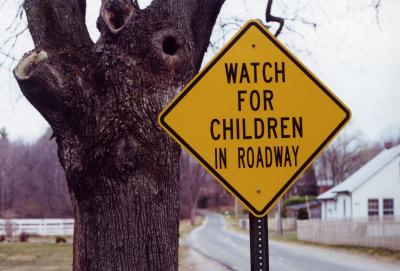 Watch For Children In Roadway (South Hadley, MA)
