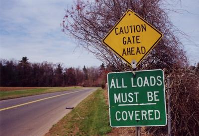 Caution Gate Ahead (Windsor, CT)
