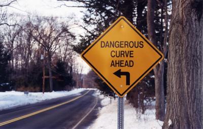 Dangerous Curve Ahead (Ludlow, MA)