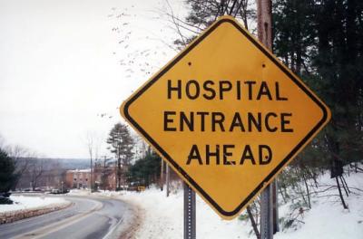 Hospital Entrance Ahead (Putnam, CT)