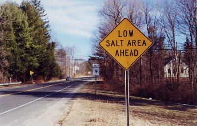Low Salt Area Ahead (Amherst, MA)