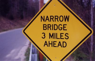 Narrow Bridge 3 Miles Ahead (Conway, MA)