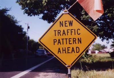 New Traffic Pattern Ahead (Lucketts, VA)