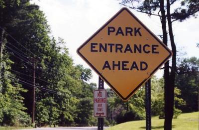 Park Entrance Ahead (Kent, CT)