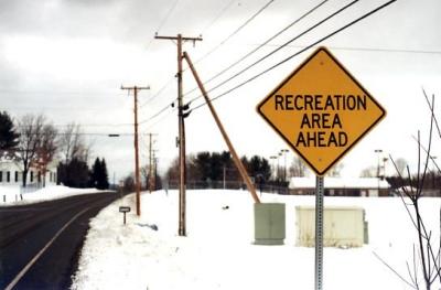 Recreation Area Ahead  (South Vernon, VT)