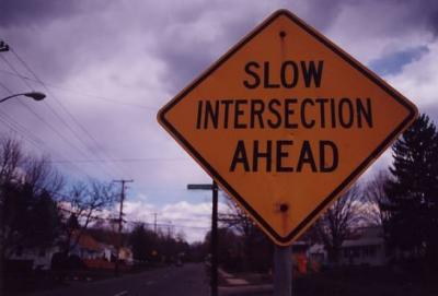 Slow Intersection Ahead (Springfield, MA)