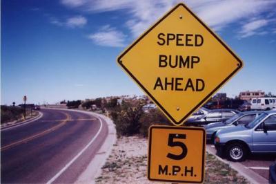 Speed Bump Ahead (White City, NM)
