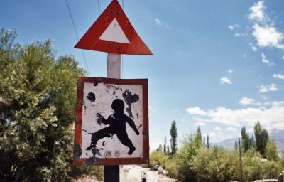 School Children Crossing (Ladakh)