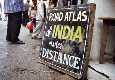Road Atlas Of India With Distance (Mussourie)
