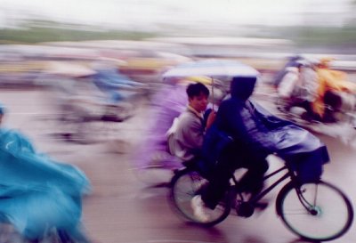 Cyclists in Hanoi (1999)