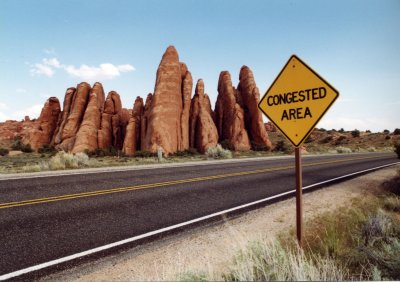Congested Area in Arches National Park, Utah (2000)