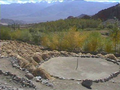 Threshing Circle, Ladakh, India (1999)