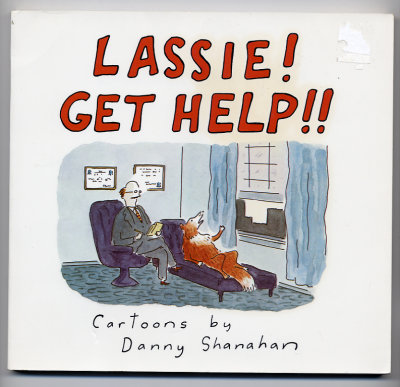 Lassie! Get Help!! (1990) (inscribed with original drawing)
