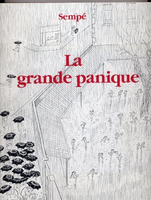 La grande panique (1975) (inscribed with original drawing)