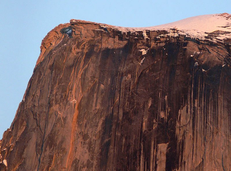 Half Dome near sundown