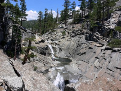 Yosemite Creek, just before the falls