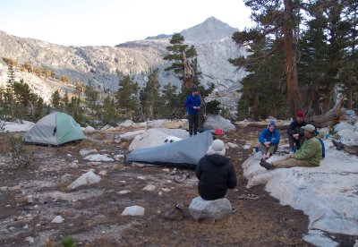 Camp at Little Five Lakes