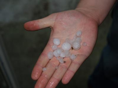 Easter Hail Storm Size - 2006